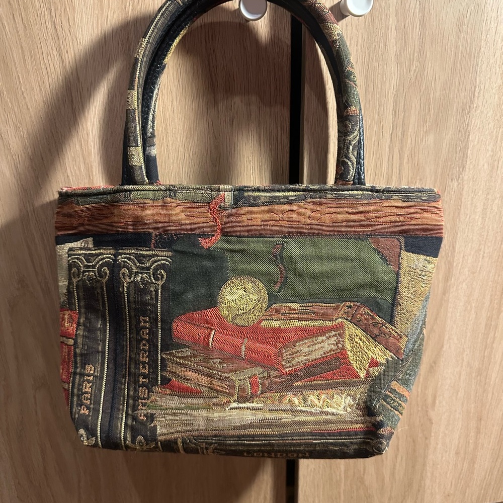 Vintage Book Print Tote Bag